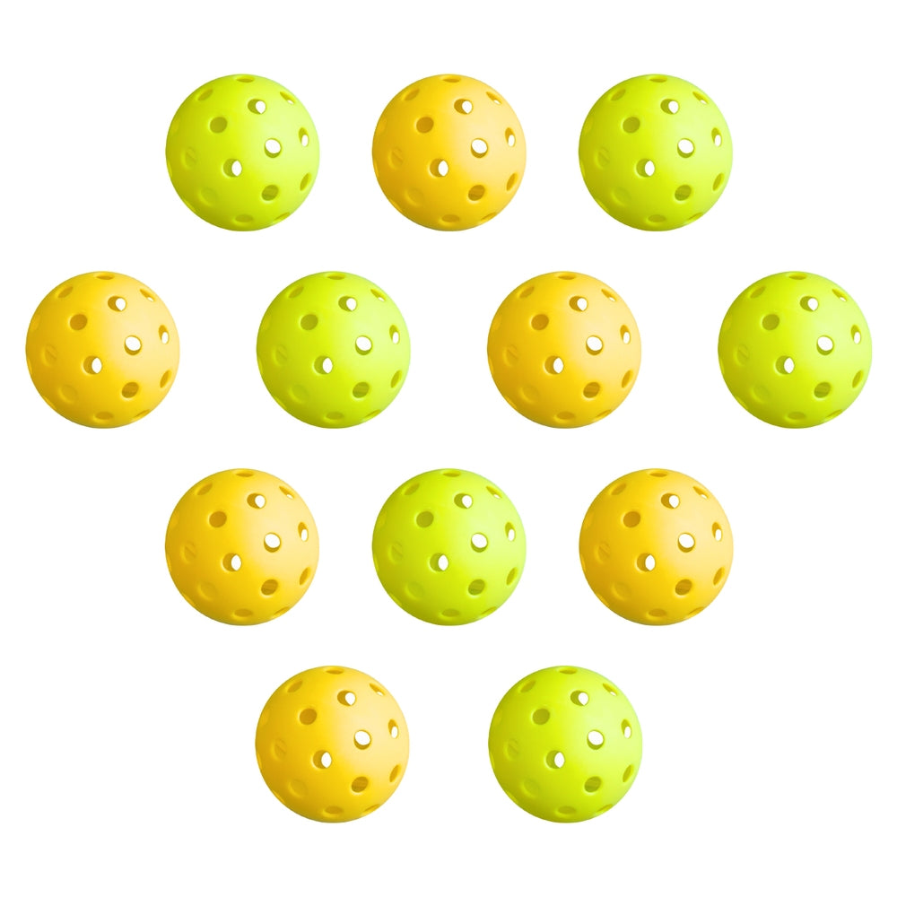 Everfit 12PC Pickleballs Set 40-Hole Design