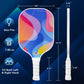 Swirl Coloured Fibreglass Pickleball Paddle Set with 4 Balls