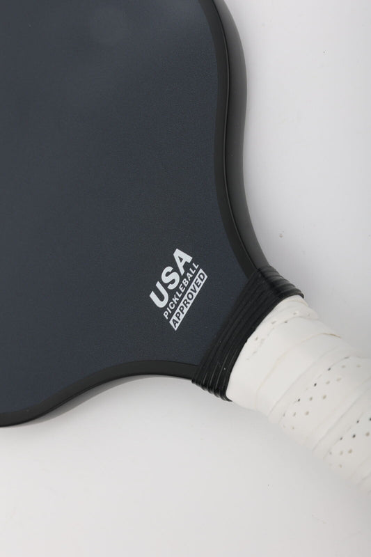 Black Graphite Carbon Fiber Pickleball Paddle