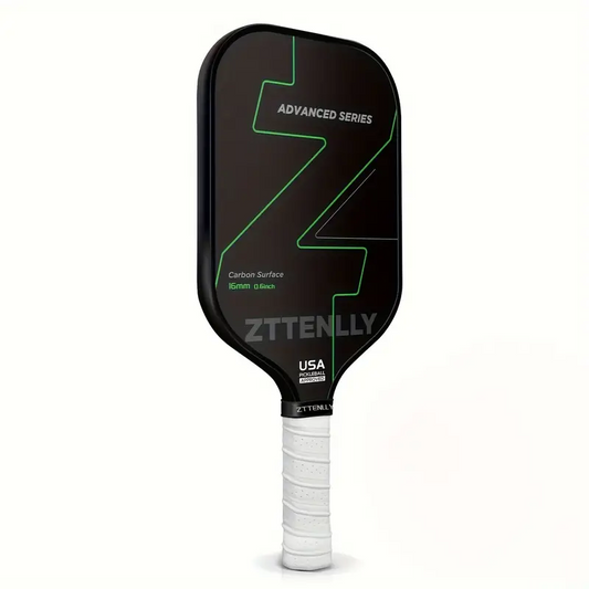 T300 Graphite Carbon Fiber Pickleball Paddle black/green
