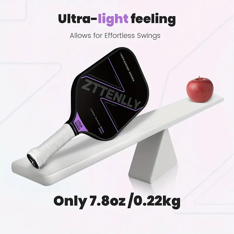 T300 Graphite Carbon Fiber Pickleball Paddle