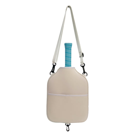Beige Pickleball Paddle Cover