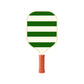 White And Green Horizontal Stripes Carbon Fiber & Fiberglass Paddle