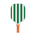 White And Green Vertical Stripes T700 Carbon Fiber & Fiberglass Paddle