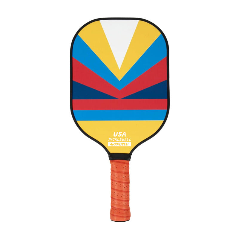 Geometric Patterns Fiberglass Pickleball Paddle