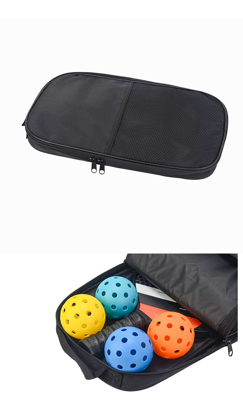 Pink Fiberglass Pickleball Paddle Set - 2 Paddles, 4 Balls, and Carry Bag