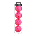 Pink Pickleball Balls 4-Packs with Carry Tube x 2 (8 balls in total)