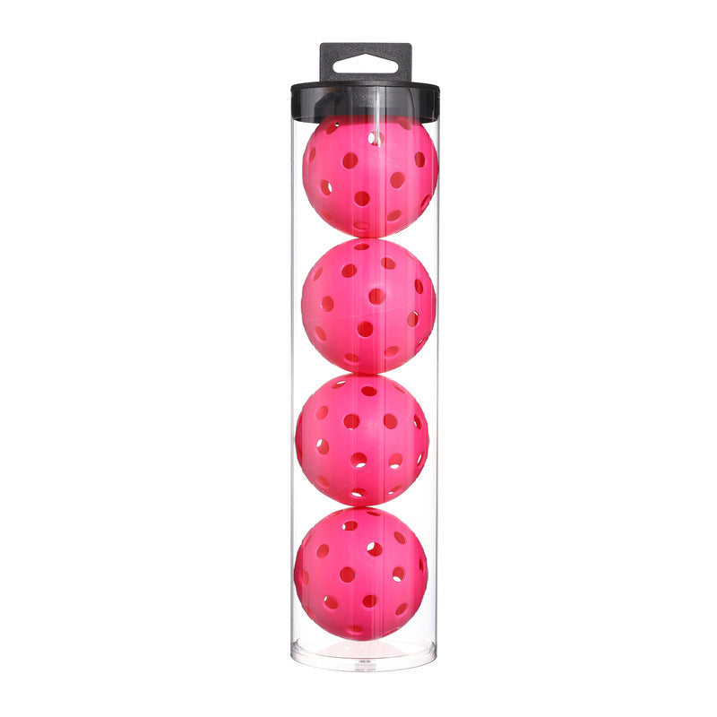 Pink Pickleball Balls 4-Packs with Carry Tube x 2 (8 balls in total)
