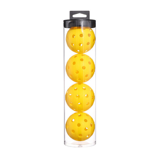 Yellow Pickleball Balls 4-Packs with Carry Tube x 2 (8 balls in total)