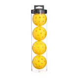 Yellow Pickleball Balls 4-Packs with Carry Tube x 2 (8 balls in total)