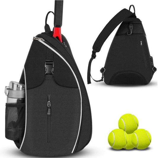 Black Pickleball Sling Bag