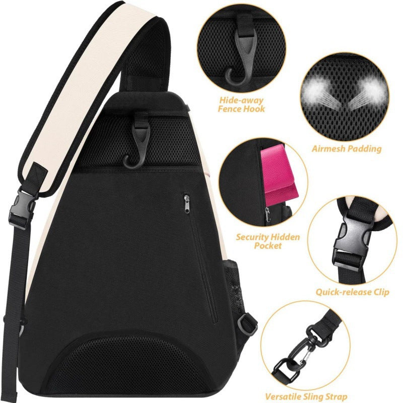 Pink Pickleball Sling Bag