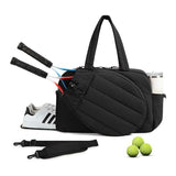 Black Pickleball Tote Bag