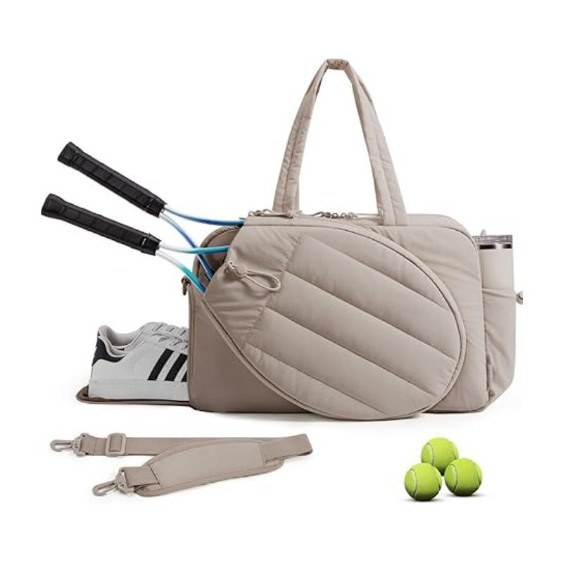 Khaki Pickleball Tote Bag