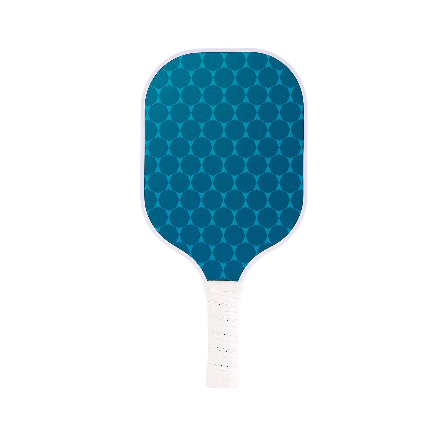 Blue Dots Fiberglass Pickleball Paddle Set with Carry Bag & 2 Paddles & 4 Balls
