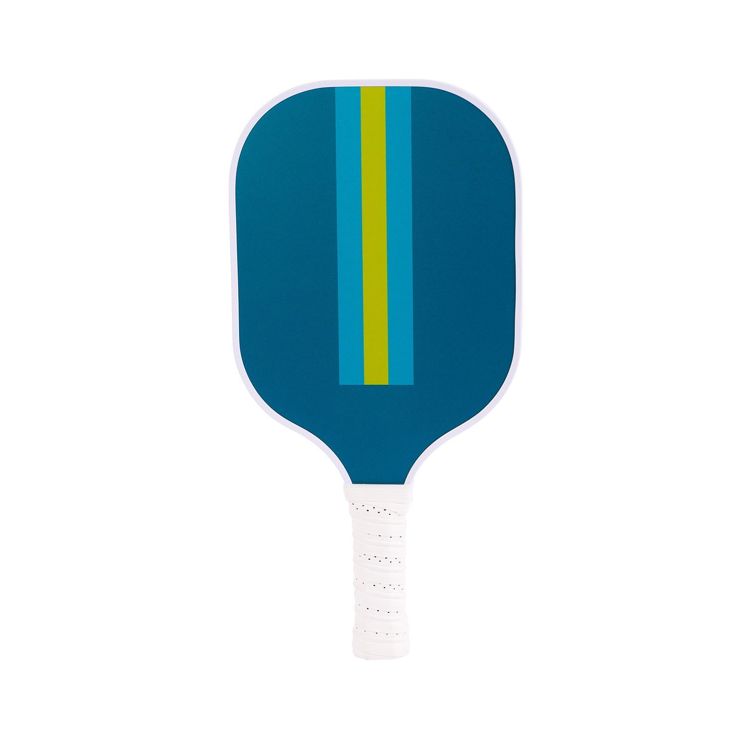 Blue Stripe Fiberglass Pickleball Paddle Set with Carry Bag & 2 Paddles & 4 Balls