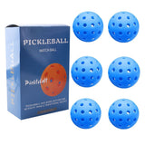 Blue 40 Hole Pickleball Balls - 6 pack
